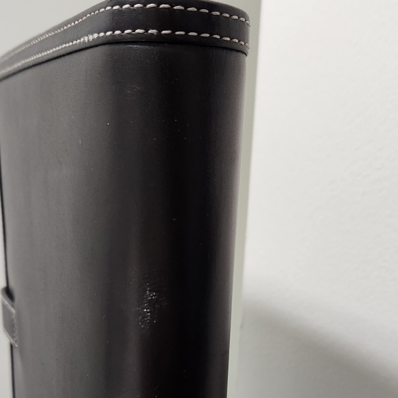 COACH Black Vachetta Leather Planner - Picture 4 of 8